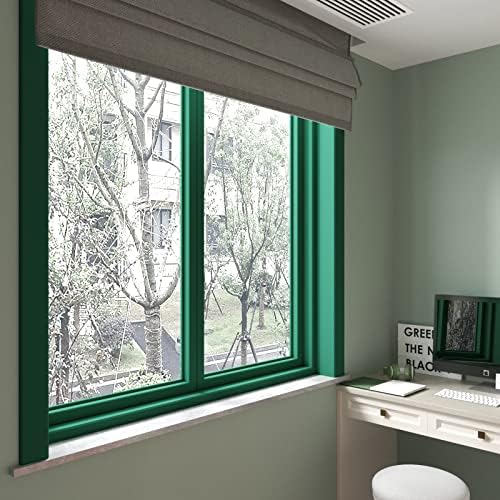 YENHOME Bulletin Board Borders Green Wallpaper Border Peel and Stick 3"X590" Straight Rolled Classroom Borders for Bulletin Board Removable Wallpaper Border Peel and Stick for Bedroom Backdrop Decor - Image 3