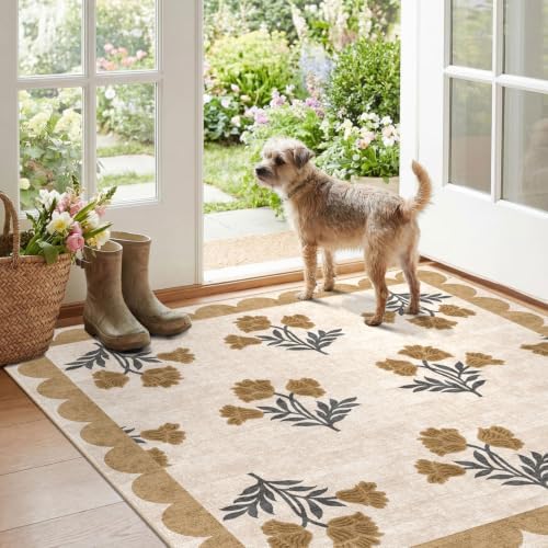 3x3 Square Entryway Rug - Front Door Mat Indoor Outside Entrance - Image 6