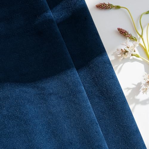 MIULEE 28x28 Inch Pack of 2 Euro Velvet Throw Pillow Covers Dark Blue - Image 6
