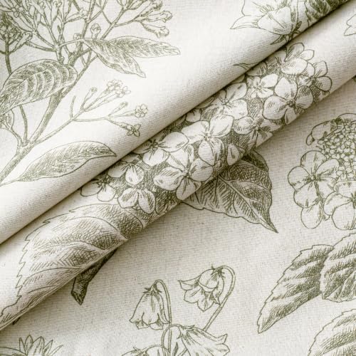 Set of 2 Euro Floral Pillow Covers 24x24 Inch Light Green - Image 2