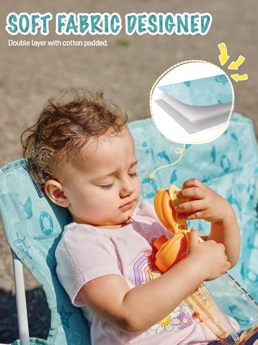 EVER ADVANCED Kids Camping Chair for Two Kids Green - Image 6