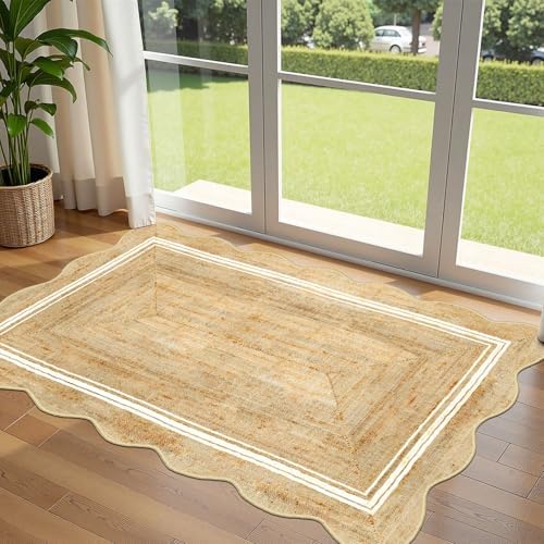 3x5 Entryway Rug - Small Washable Front Door Mat Outside Entrance by Othilic