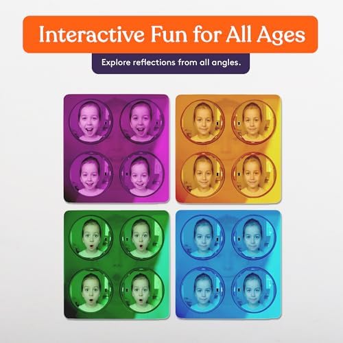 Special Supplies Sensory Bubble Wall Mirror - Interactive Colorful Acrylic Mirrors for Wall Decoration and Sensory Toys for Kids Classroom or Home - Room Decor -Visual, Tactile Stimulation - (4) - Image 3