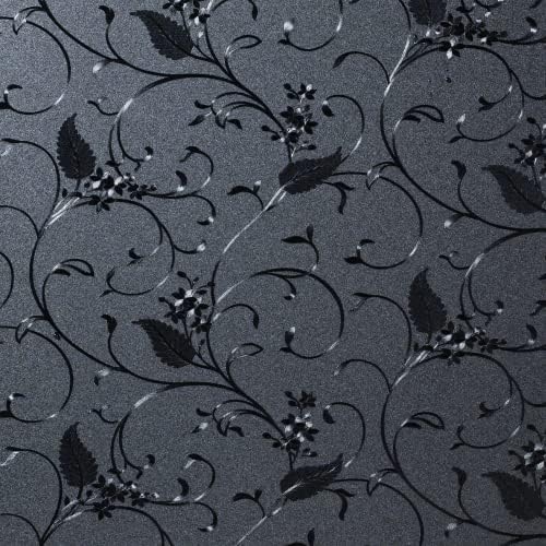 Niviy Blackout Window Film No Glue Total Black Privacy Film 23.6"x 78.7" by Niviy