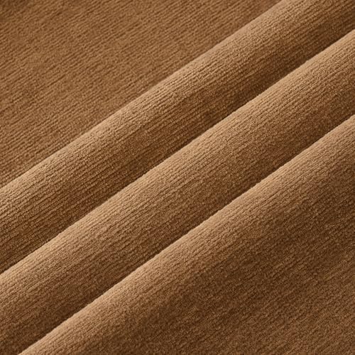 MIULEE Bronze Chenille Couch Throw Pillow Covers, 18x18 - Image 2