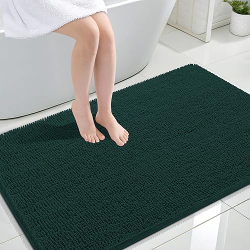 OLANLY Large Bathroom Rugs 44x32, Extra Soft Absorbent Chenille Bath Rugs by OLANLY
