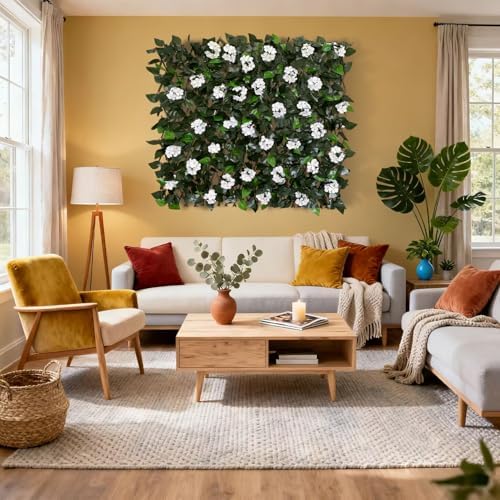 Expandable Fence Privacy Screen for Balcony Patio Outdoor,Decorative Faux Ivy Fencing Panel,Artificial Hedges - Image 4