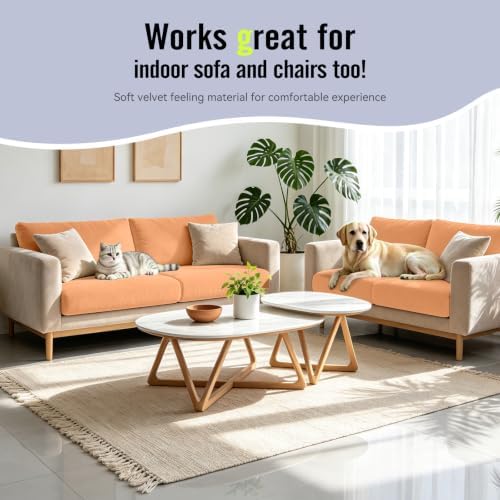 8Pcs Outdoor Cushion Covers, Stretch Patio Furniture Couch Chair Slipcovers - Image 5