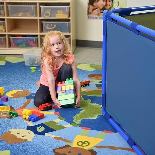 Children's Factory Room Divider 47.5" x 30.5", Deep Water, Rectangle - Image 2