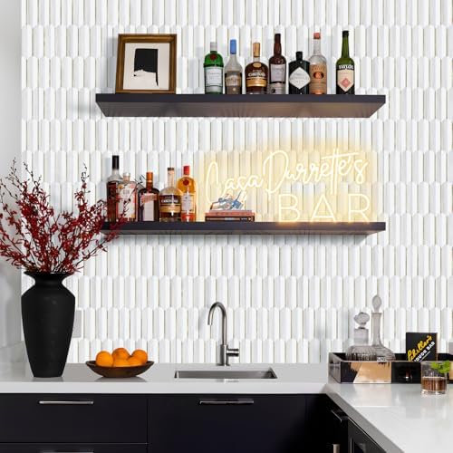 Vamos Tile Peel and Stick Backsplash Seamless Tile,10-Sheet Stick on Backsplash for Kitchen,Dolomite Gray and White+Light Gold Metal Self Adhesive PVC Tiles (10 Sheets) - Image 6