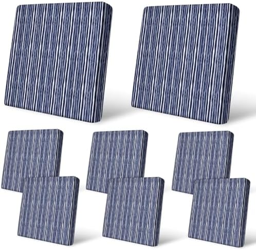 8Pcs Patio Cushion Covers Stretch Outdoor Furniture Protector Slipcovers by pickyNproud