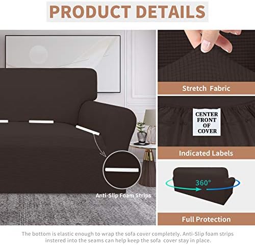 Easy-Going 100% Waterproof Couch Cover, 3 Cushion Oversized Sofa Cover - Image 4