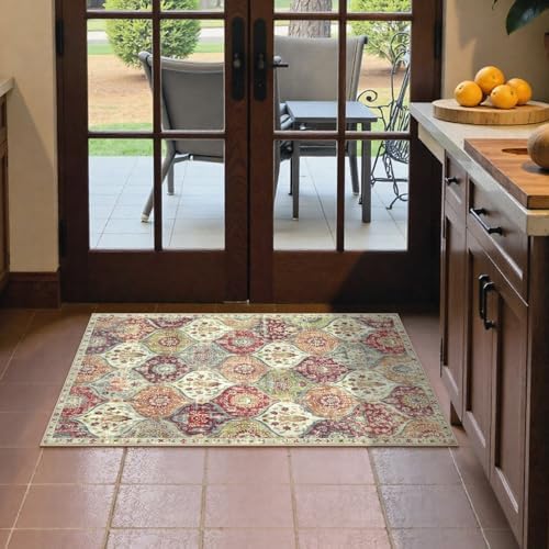 Lahome Washable Entryway Rug, 2x4 Kitchen Rugs for Entryway Bathroom - Image 4