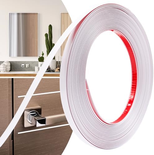 0.39in x 40Ft Peel and Stick Wall Molding Trim, Flexible Trim by JSIWOTH
