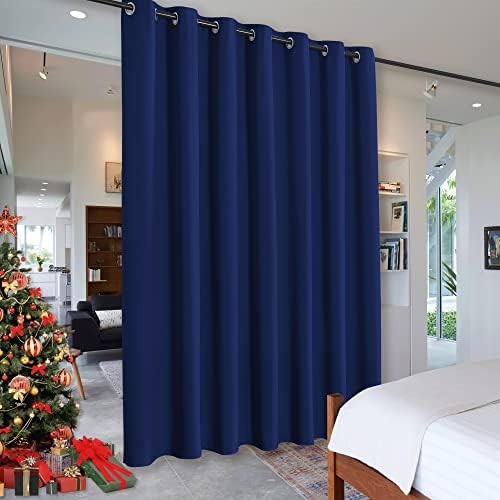 RYB HOME Extra Wide Blackout Curtain Blind Wall Panel for Cabinet Workspace by RYBHOME