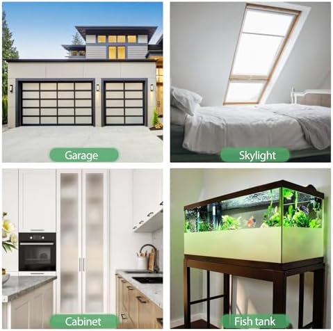 STATINT Frosted Glass Privacy Window Film UV Blocking, 45.2in x 6.5ft - Image 7
