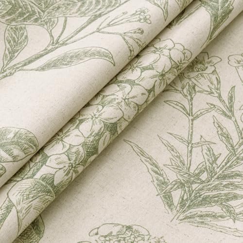 Set of 2 Decorative Floral Pillow Covers 22x22 Inch Sage Green - Image 2