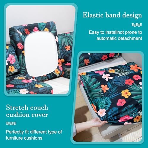 14 Pcs Outdoor Cushion Covers, Patio Sofa Cushion Covers Replacement - Image 6