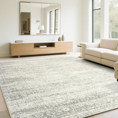 Washable Rugs 6x9 Area Rugs for Living Room,Bedroom,Dining Room-Beige Green by Srugn