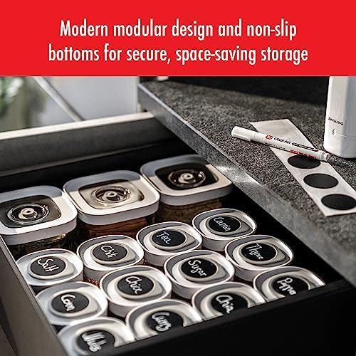 ZWILLING Fresh & Save Cube 3-pc Spice Set, Plastic, Airtight Dry Food Storage Container - Image 6