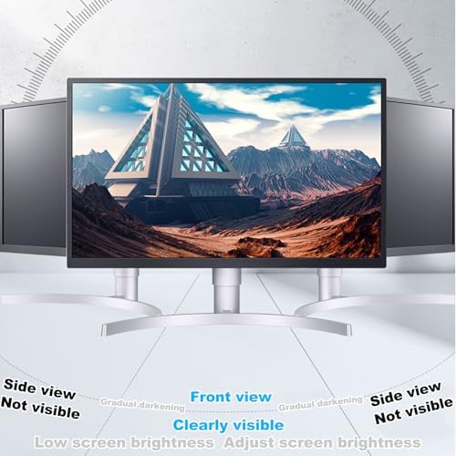 Desktop Privacy Filter for 29 inch Widescreen Monitor, Blue Light Blocking Shield & Anti-Glare for Desktop Computer, Removable Anti-Spy Monitor Security Screen Protector Film (26.38 X 11.02 in) - Image 6