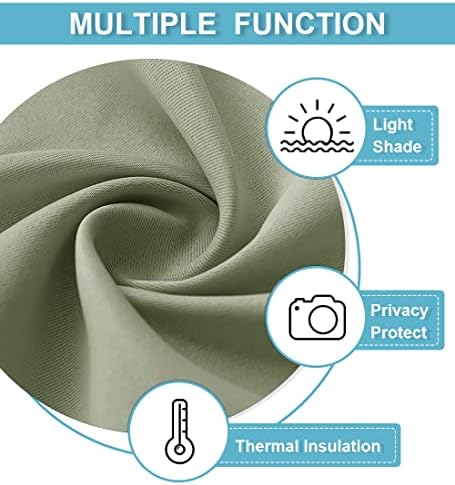 RYB HOME Privacy Curtain for Sliding Glass Door Basement Bedroom Closet - Image 6