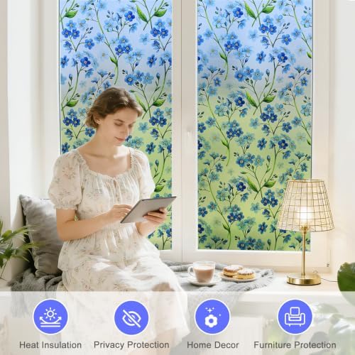 SOMWISE Window Privacy Film Day & Night,Heat Blocking Anti-UV Energy Saving - Image 6
