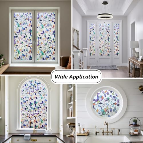 Stained Glass Window Privacy Film, Static Cling 23.6" x 78.7" - Image 6