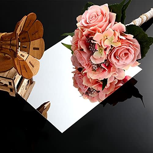 Zonon 10 Pieces Flexible Mirror Sheets Self Adhesive,8 X 10 Inches - Image 3