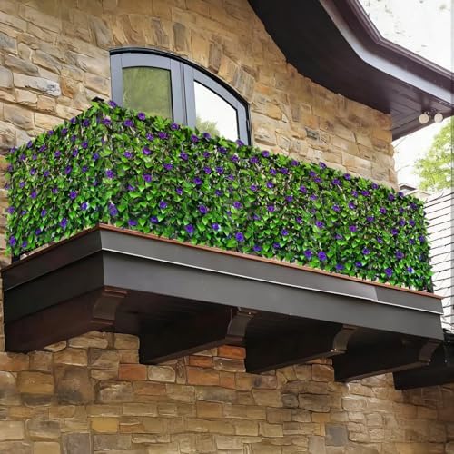 Expandable Fence Privacy Screen for Balcony Patio Outdoor,Decorative Faux Ivy Fencing Panel,Artificial Hedges (Single Sided Leaves)…2 - Image 4