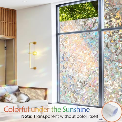 Window Privacy Film Window Coloring Rainbow Film - Image 2