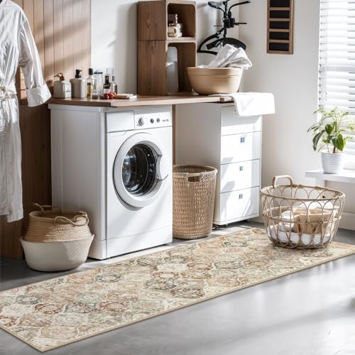 Lahome Moroccan Hallway Runner, 2x6 Kitchen Runner Rugs Non Skid Washable - Image 6
