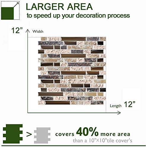 STICKGOO Peel and Stick Wall Tile Self-Adhesive Backsplash Thicker Design - Image 6
