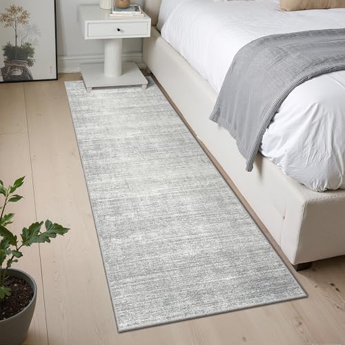 Valenrug 2x5 Rug Runners for Hallways, Washable Runner Rug Non Slip, Grey - Image 3