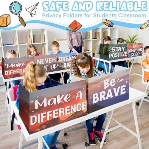 Honoson 24 Pcs Inspirational Privacy Folders for Students - Image 4