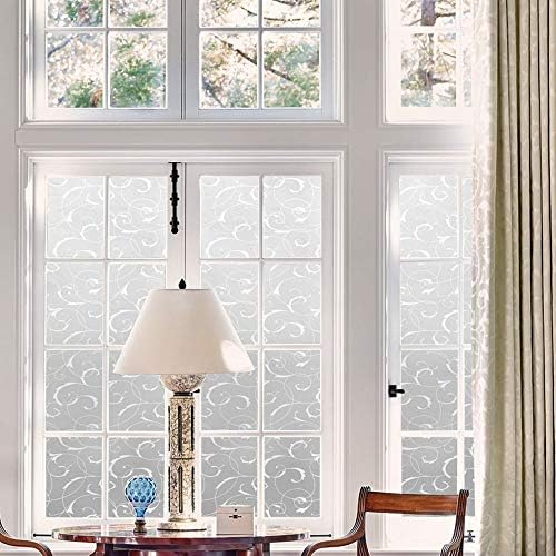 LEMON CLOUD Window Privacy Film, Frosted Glass Window Film, 23.6″ x 157.4″ - Image 5