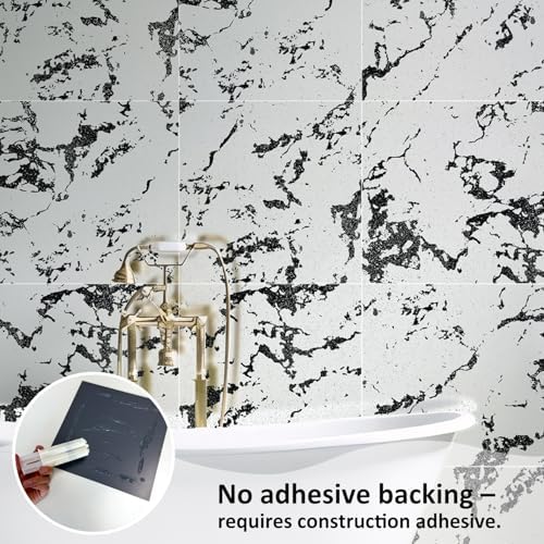 LiveInUrban Acrylic Antique Mirror Wall Panels, Distressed and Torn Stone - Image 2