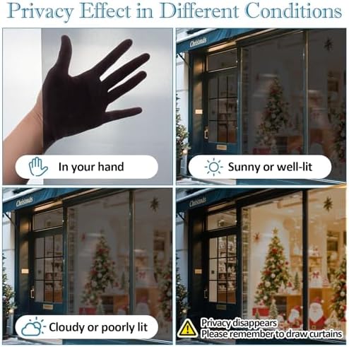 FuFin Window Film Transparent, 30% VLT, for Shopfront Glass, 41.3"×78.7" - Image 4