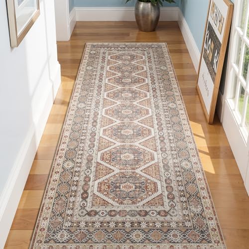 3x8 Runner Rug Kitchen Washable: Non-Slip Carpet Runner for Floor Brick - Image 5