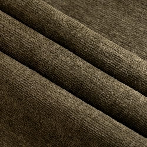 MIULEE Coffee Chenille Couch Throw Pillow Covers, 18x18 - Image 2