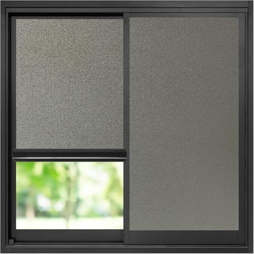 rabbitgoo Static Cling Privacy Film for Glass Windows, Taupe 35.4" x 78.7" by rabbitgoo