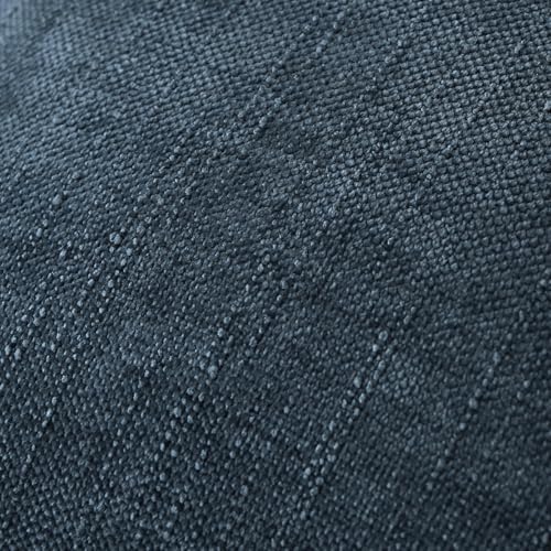 Set of 4 Soft Textured Decorative Throw Pillow Covers 18x18 Inch Cozy Farmhouse Cushion Cover Square Accent Pillow Cases for Bed Couch Sofa Living Room, Grey Blue - Image 4