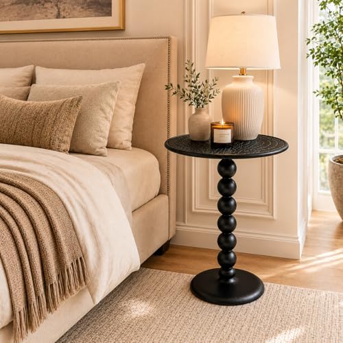 CLEENTABLE Sunburst Round End Table, Gold Metal, 21 in. H - Image 4