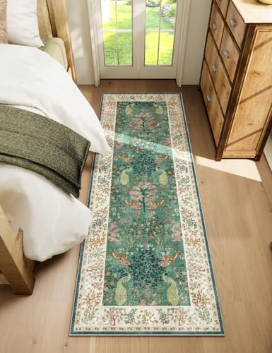 Runner Rug Washable Kitchen Runner: 2'6"x8' Hallway Runner Stain Resistant Non Slip Low Pile Soft Carpet Runners Rug for Entryway Bedroom Hallway Beside Bathroom Laundry Room - Image 6