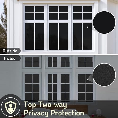 LUTE Blackout Window Film, Window Tint for Home Privacy, 23.6" x 78.7" - Image 3
