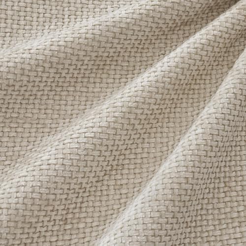 MIULEE Soft Decorative Chenille Euro Pillow Covers Cream 24x24 Pack of 4 - Image 2