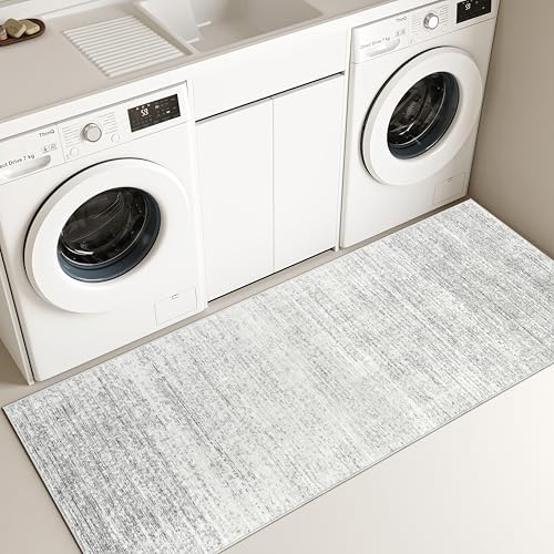Valenrug 2x3 Rug Non Slip, Small Washable Entryway Rug Indoor Doormat Grey - Image 6