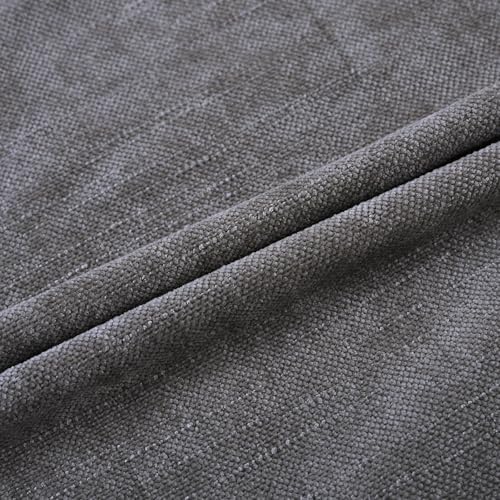 Set of 4 Soft Textured Decorative Throw Pillow Covers 18x18 Inch Cozy Farmhouse Cushion Cover Square Accent Pillow Cases for Bed Couch Sofa Living Room, Grey - Image 5