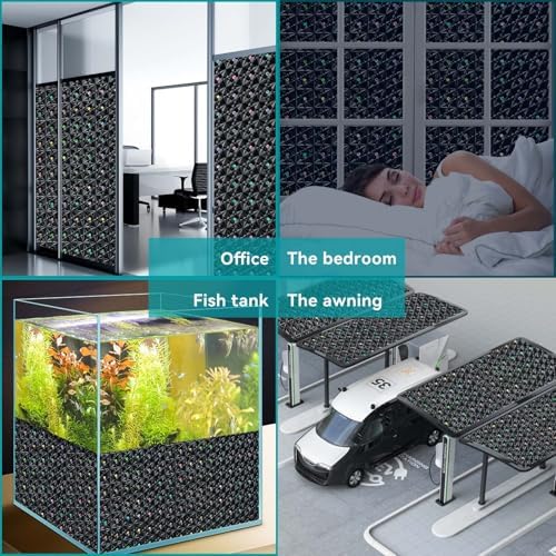 Windimiley Blackout Window Film, 100% Light Blocking Privacy, 23.6" x 78.7" - Image 5