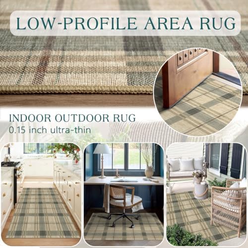 3x5 Buffalo Entry Rug - Washable Indoor Outdoor Mats for Front Door - Image 4
